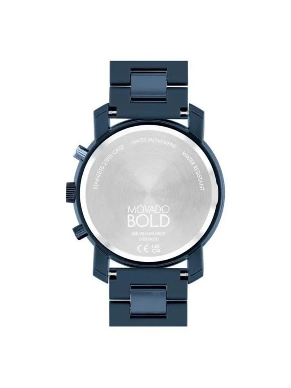 NWT Movado Bold Chronograph Quartz Blue Dial Men's Watch